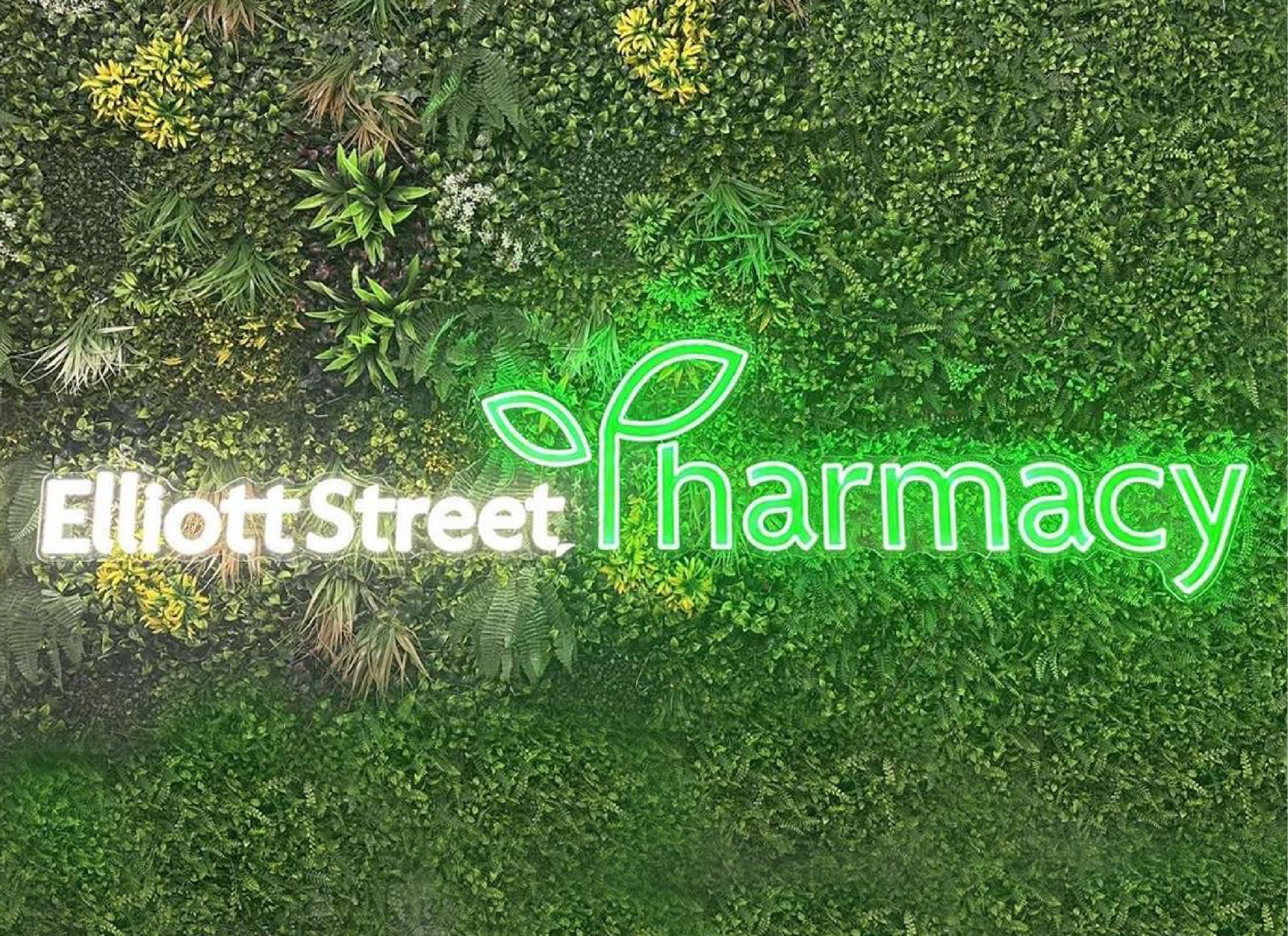 Elliott and Derby Street Pharmacy LED Signs