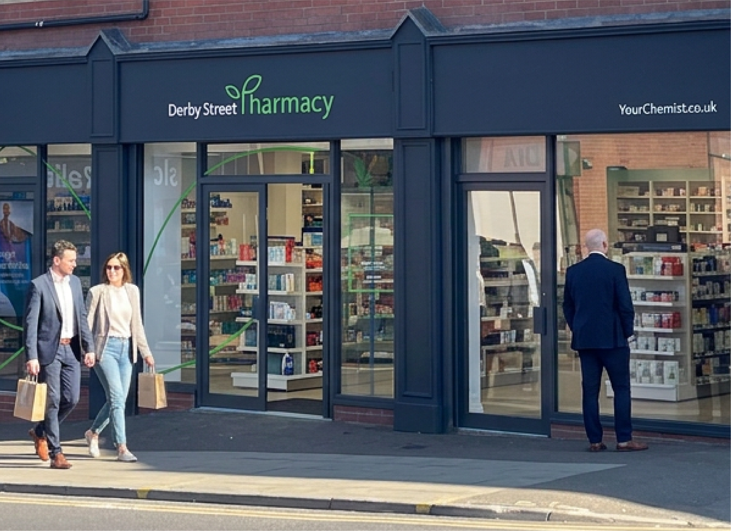 Derby Street Pharmacy Store Signage